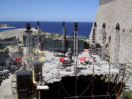 Allestimento palchi per Concerti